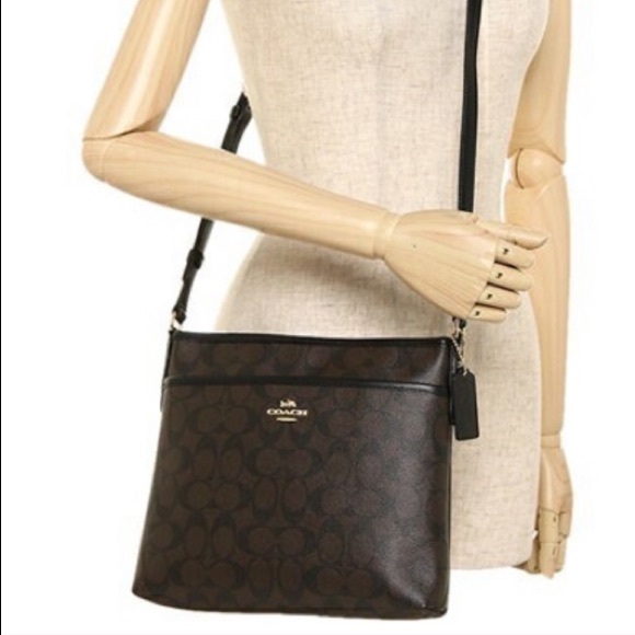 Coach Handbags - Coach Signature canvas Crossbody BIN: A4